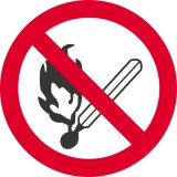 Proibido produzir chamas